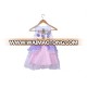 2018 New design unicorn fancy girl dress flower ruffle mini girls party dresses