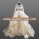 Latest Waimaotong Wedding Dress Champagne Muslim Special Lace Ruffled Pakistani Bridal Dresses