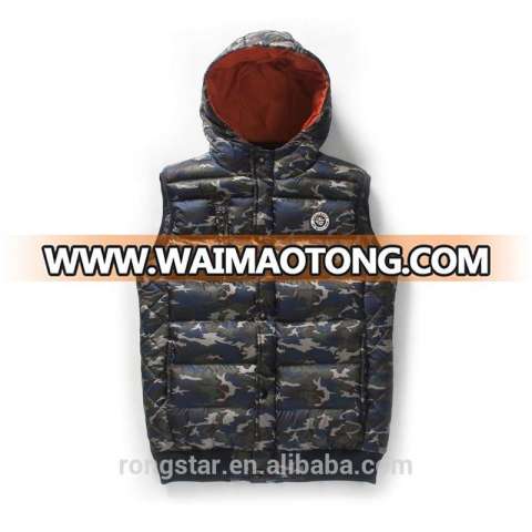 High quality custom outdoor padded vest mens